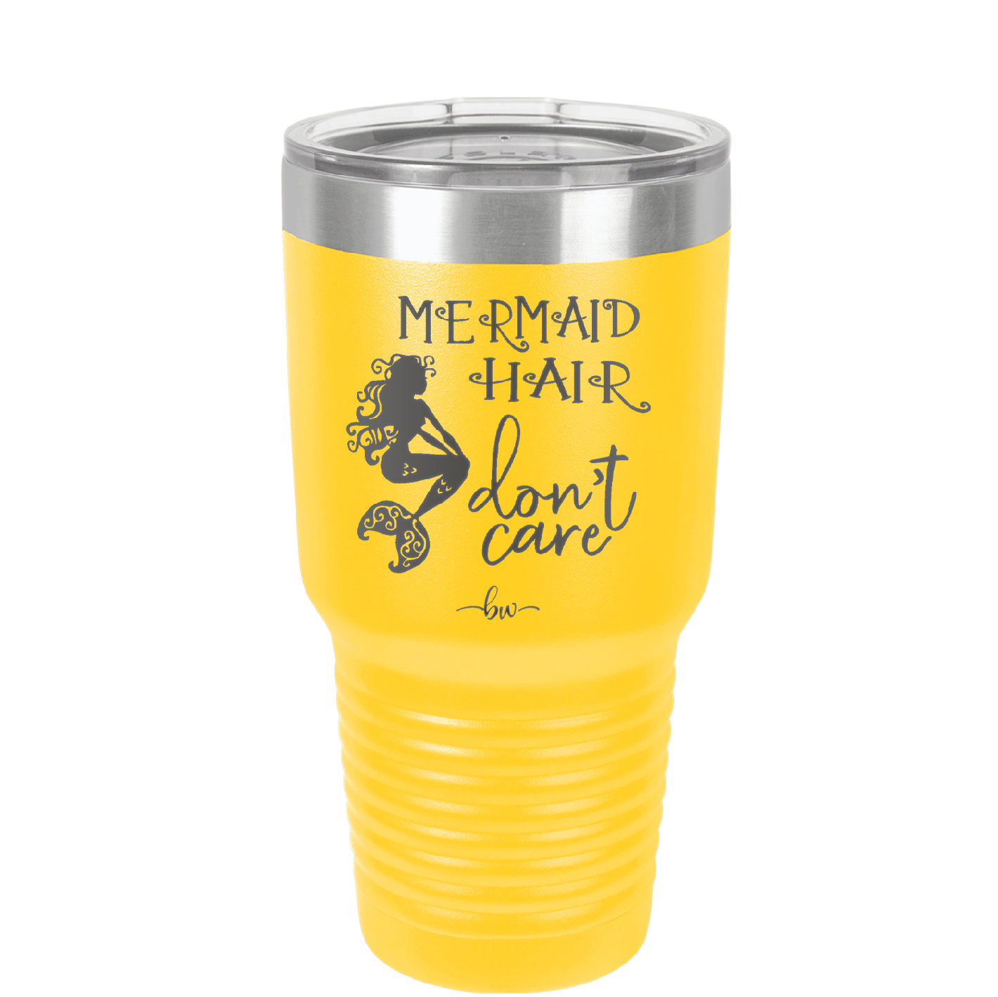 Mermaid Hair Don't Care 3 - Laser Engraved Stainless Steel Drinkware - 1409 -