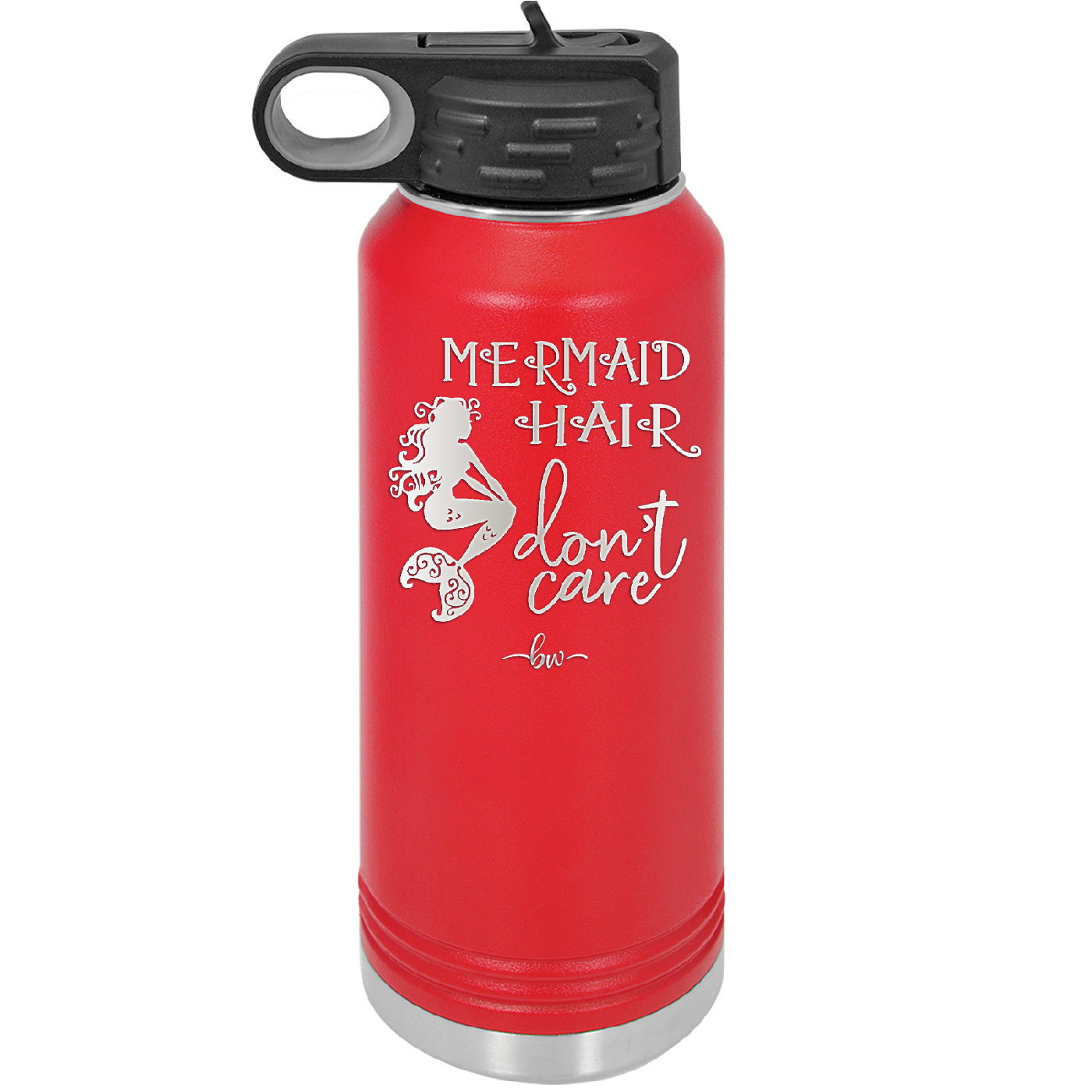Mermaid Hair Don't Care 3 - Laser Engraved Stainless Steel Drinkware - 1409 -