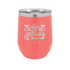 Salty Air and Mermaid Hair 1 - Laser Engraved Stainless Steel Drinkware - 1410 -