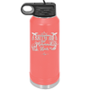 Salty Air and Mermaid Hair 1 - Laser Engraved Stainless Steel Drinkware - 1410 -