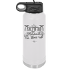 Salty Air and Mermaid Hair 1 - Laser Engraved Stainless Steel Drinkware - 1410 -