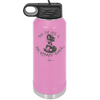 Salty Air and Mermaid Hair 2 - Laser Engraved Stainless Steel Drinkware - 1411 -