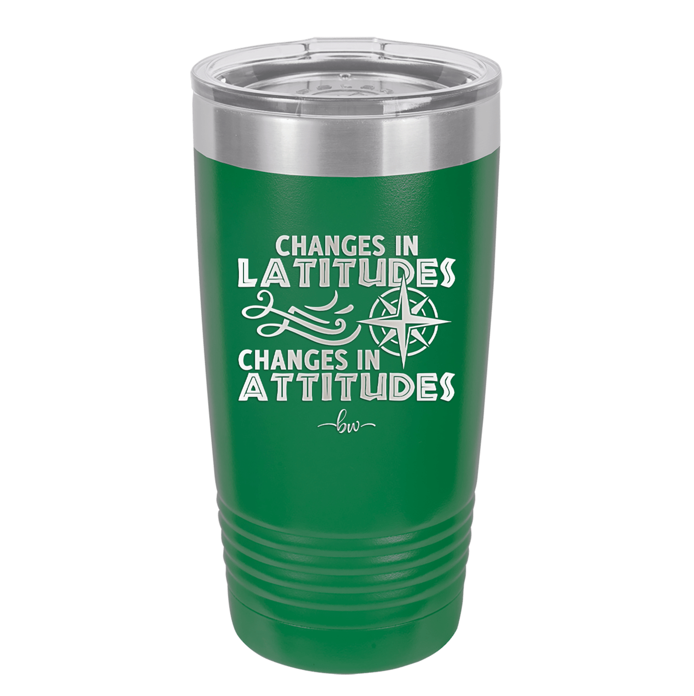 Changes in Latitudes Changes in Attitudes 1 - Laser Engraved Stainless Steel Drinkware - 1419 -