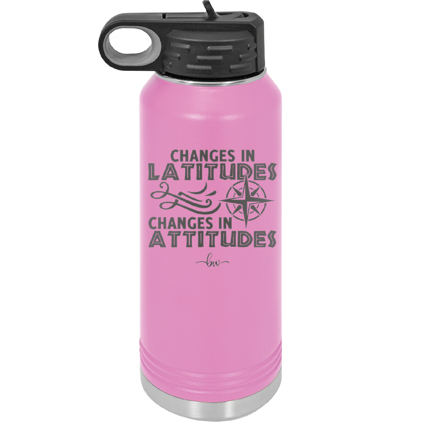 Changes in Latitudes Changes in Attitudes 1 - Laser Engraved Stainless Steel Drinkware - 1419 -
