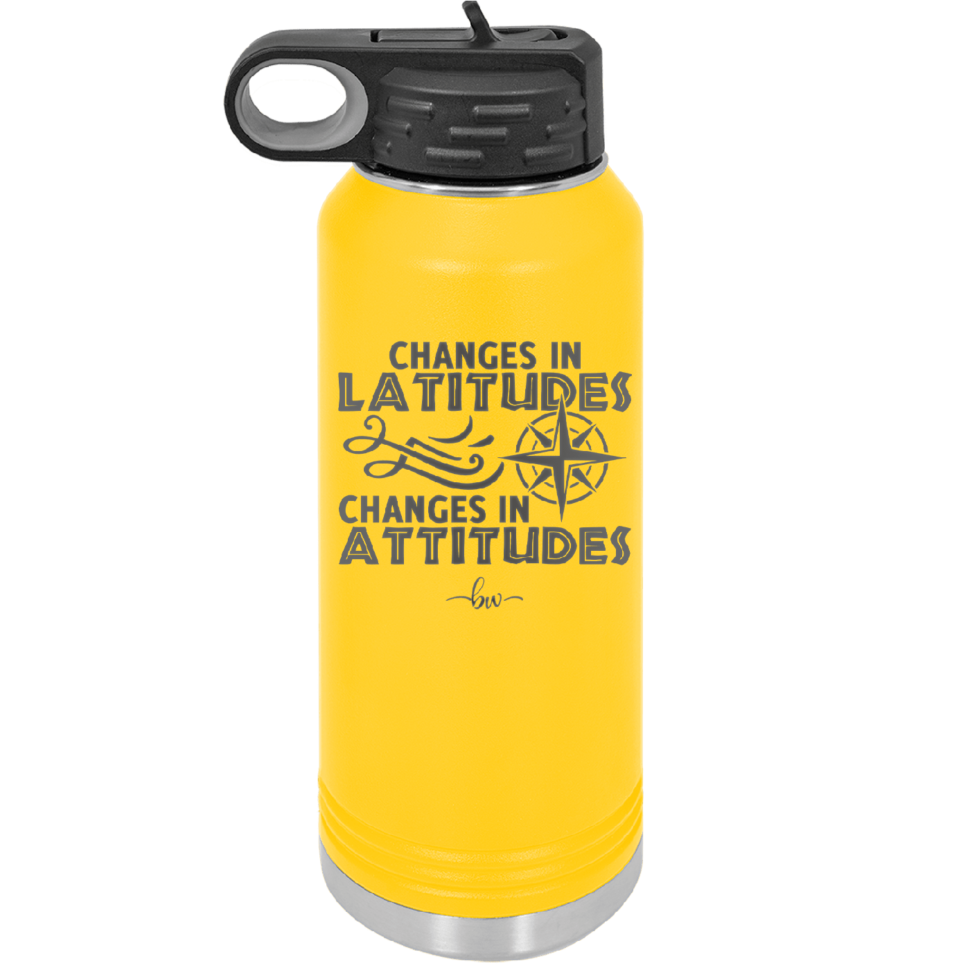 Changes in Latitudes Changes in Attitudes 1 - Laser Engraved Stainless Steel Drinkware - 1419 -