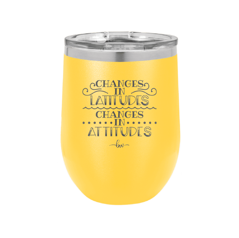 Changes in Latitudes Changes in Attitudes 3 - Laser Engraved Stainless Steel Drinkware - 1421 -