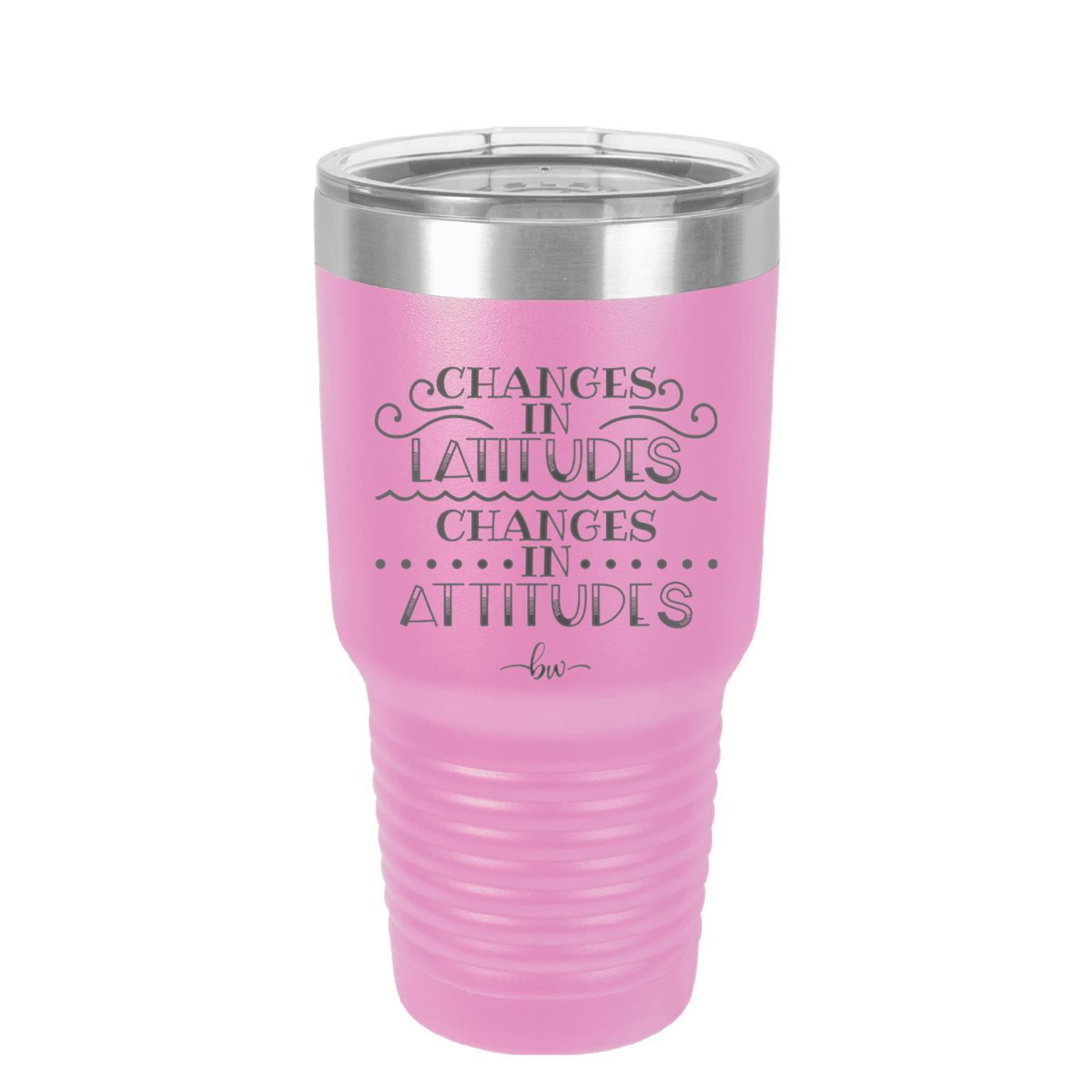 Changes in Latitudes Changes in Attitudes 3 - Laser Engraved Stainless Steel Drinkware - 1421 -