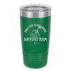 Time Flies When You're Having Rum 1 - Laser Engraved Stainless Steel Drinkware - 1422 -