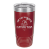 Time Flies When You're Having Rum 1 - Laser Engraved Stainless Steel Drinkware - 1422 -