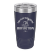 Time Flies When You're Having Rum 1 - Laser Engraved Stainless Steel Drinkware - 1422 -