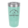 Time Flies When You're Having Rum 1 - Laser Engraved Stainless Steel Drinkware - 1422 -