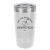 Time Flies When You're Having Rum 1 - Laser Engraved Stainless Steel Drinkware - 1422 -