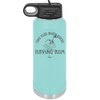 Time Flies When You're Having Rum 1 - Laser Engraved Stainless Steel Drinkware - 1422 -
