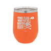 Time Flies When You're Having Rum 2 - Laser Engraved Stainless Steel Drinkware - 1423 -