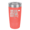 Time Flies When You're Having Rum 2 - Laser Engraved Stainless Steel Drinkware - 1423 -
