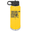 Time Flies When You're Having Rum 2 - Laser Engraved Stainless Steel Drinkware - 1423 -