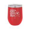 Time Flies When You're Having Rum 3 - Laser Engraved Stainless Steel Drinkware - 1424 -