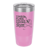 Time Flies When You're Having Rum 3 - Laser Engraved Stainless Steel Drinkware - 1424 -