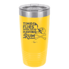 Time Flies When You're Having Rum 3 - Laser Engraved Stainless Steel Drinkware - 1424 -