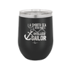A Smooth Sea Never Made a Skilled Sailor 1 - Laser Engraved Stainless Steel Drinkware - 1426 -