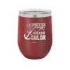 A Smooth Sea Never Made a Skilled Sailor 1 - Laser Engraved Stainless Steel Drinkware - 1426 -
