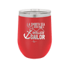 A Smooth Sea Never Made a Skilled Sailor 1 - Laser Engraved Stainless Steel Drinkware - 1426 -