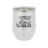 A Smooth Sea Never Made a Skilled Sailor 1 - Laser Engraved Stainless Steel Drinkware - 1426 -
