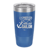 A Smooth Sea Never Made a Skilled Sailor 1 - Laser Engraved Stainless Steel Drinkware - 1426 -