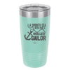 A Smooth Sea Never Made a Skilled Sailor 1 - Laser Engraved Stainless Steel Drinkware - 1426 -
