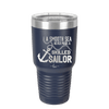 A Smooth Sea Never Made a Skilled Sailor 1 - Laser Engraved Stainless Steel Drinkware - 1426 -