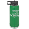 A Smooth Sea Never Made a Skilled Sailor 1 - Laser Engraved Stainless Steel Drinkware - 1426 -