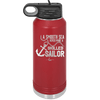A Smooth Sea Never Made a Skilled Sailor 1 - Laser Engraved Stainless Steel Drinkware - 1426 -