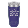 A Smooth Sea Never Made a Skilled Sailor 2 - Laser Engraved Stainless Steel Drinkware - 1427 -