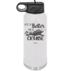 Life is Better on a Cruise 2 - Laser Engraved Stainless Steel Drinkware - 1429 -