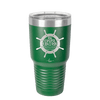 On Cruise Control Ships Wheel - Laser Engraved Stainless Steel Drinkware - 1432 -
