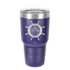 On Cruise Control Ships Wheel - Laser Engraved Stainless Steel Drinkware - 1432 -