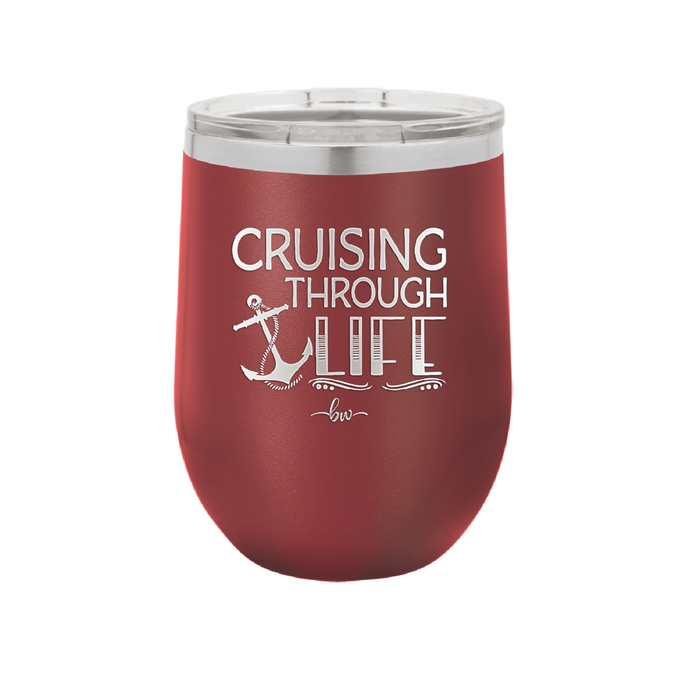 Cruising Through Life Cruise 1 - Laser Engraved Stainless Steel Drinkware - 1434 -
