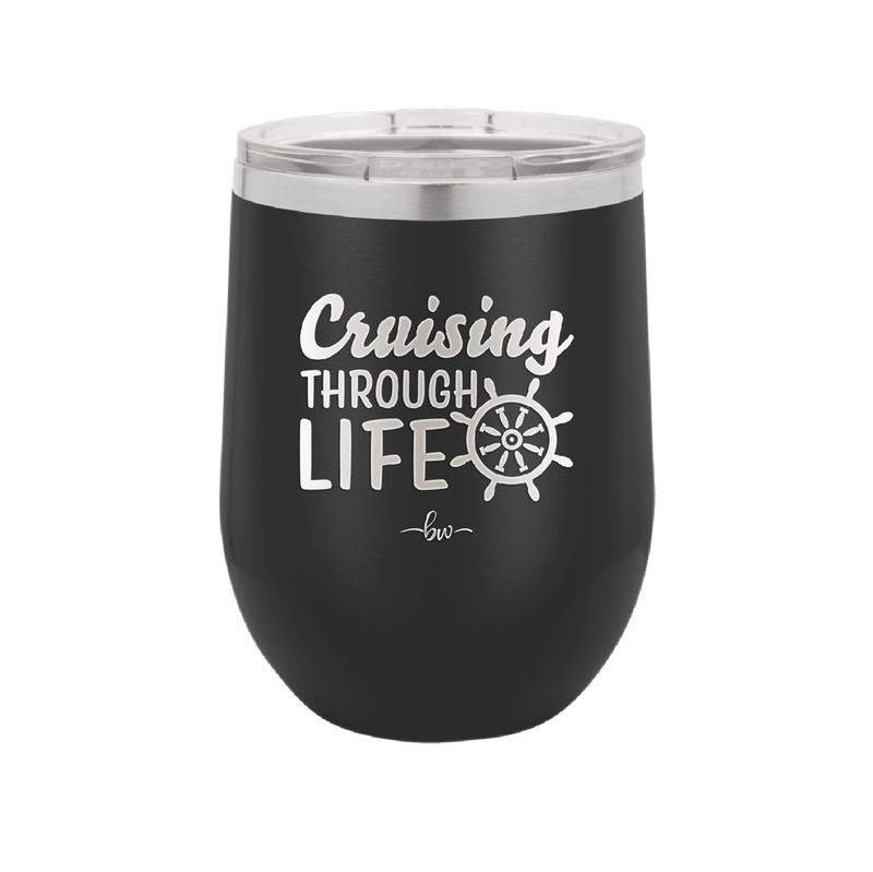 Cruising Through Life Cruise 2 - Laser Engraved Stainless Steel Drinkware - 1435 -