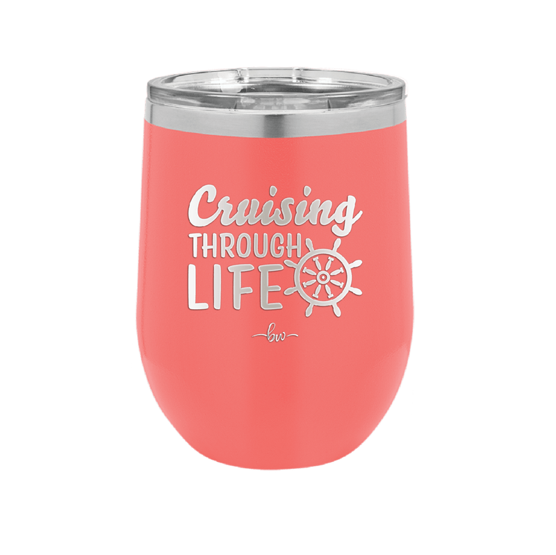 Cruising Through Life Cruise 2 - Laser Engraved Stainless Steel Drinkware - 1435 -