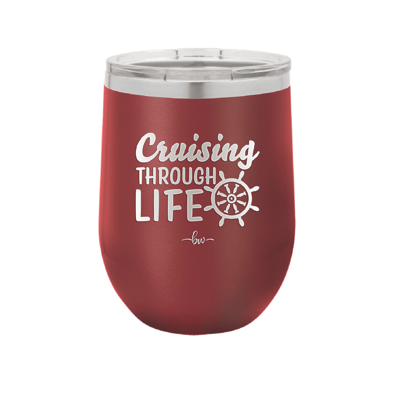 Cruising Through Life Cruise 2 - Laser Engraved Stainless Steel Drinkware - 1435 -