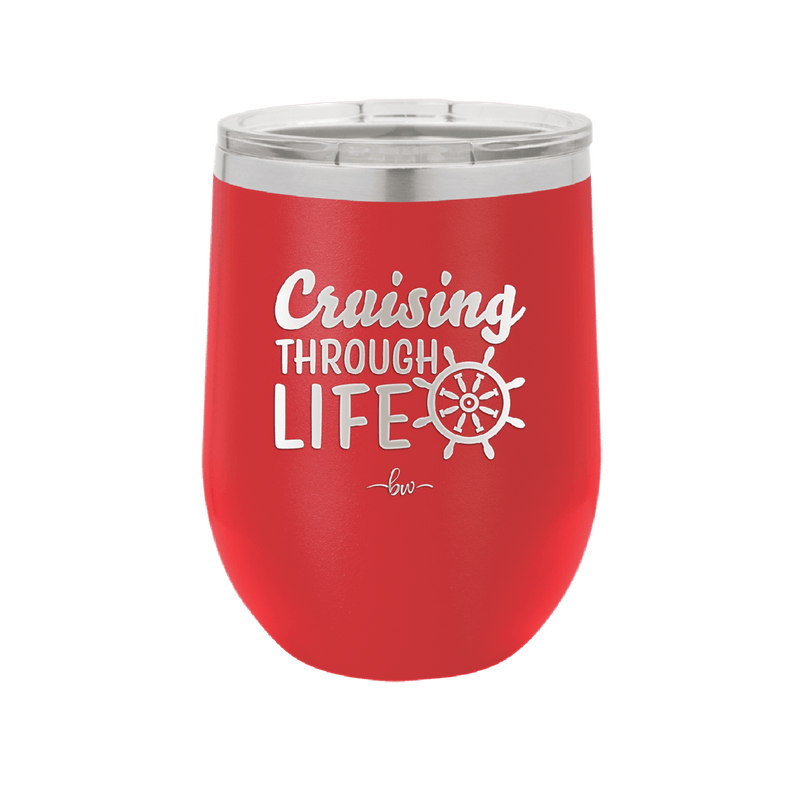 Cruising Through Life Cruise 2 - Laser Engraved Stainless Steel Drinkware - 1435 -