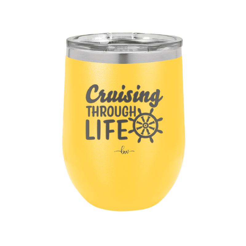 Cruising Through Life Cruise 2 - Laser Engraved Stainless Steel Drinkware - 1435 -