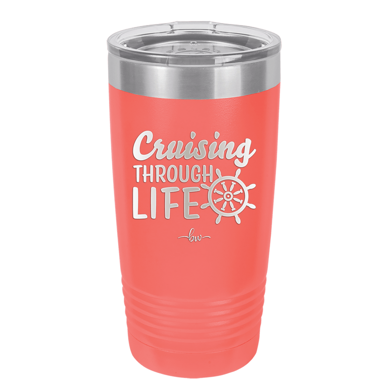 Cruising Through Life Cruise 2 - Laser Engraved Stainless Steel Drinkware - 1435 -
