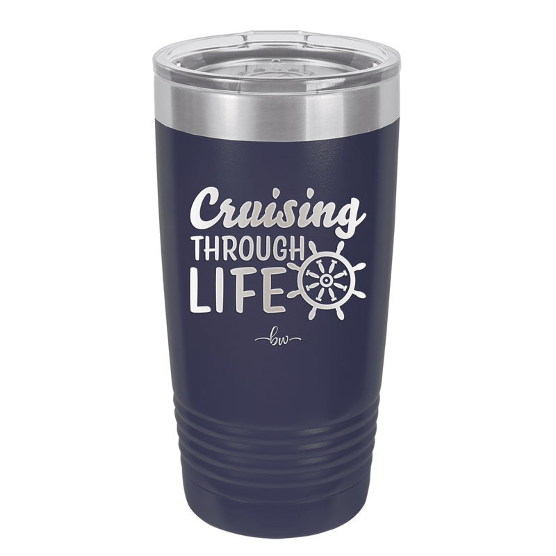 Cruising Through Life Cruise 2 - Laser Engraved Stainless Steel Drinkware - 1435 -