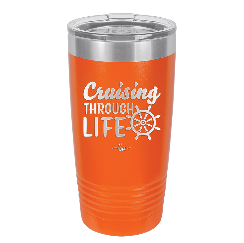 Cruising Through Life Cruise 2 - Laser Engraved Stainless Steel Drinkware - 1435 -
