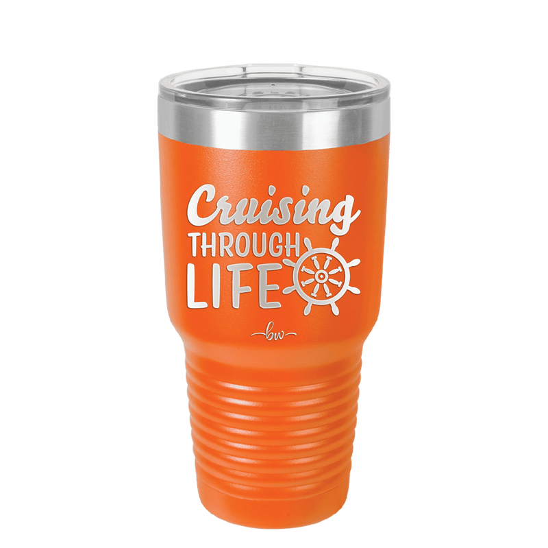 Cruising Through Life Cruise 2 - Laser Engraved Stainless Steel Drinkware - 1435 -