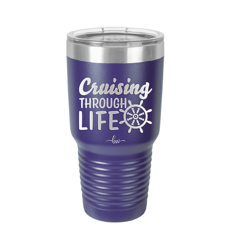 Cruising Through Life Cruise 2 - Laser Engraved Stainless Steel Drinkware - 1435 -