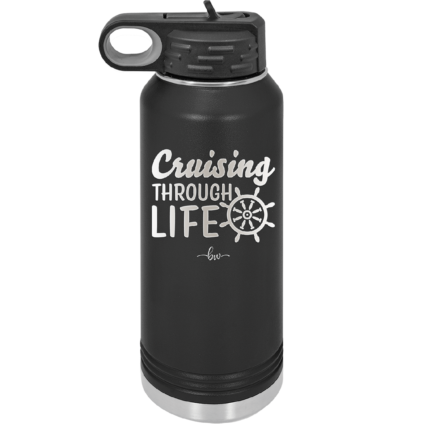 Cruising Through Life Cruise 2 - Laser Engraved Stainless Steel Drinkware - 1435 -