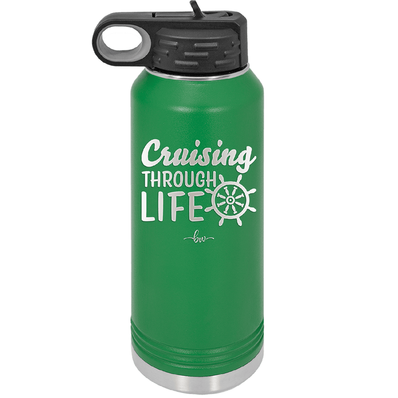 Cruising Through Life Cruise 2 - Laser Engraved Stainless Steel Drinkware - 1435 -