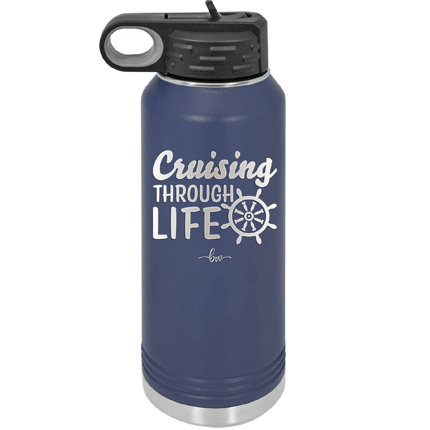 Cruising Through Life Cruise 2 - Laser Engraved Stainless Steel Drinkware - 1435 -
